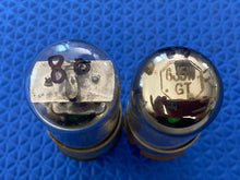 Load image into Gallery viewer, 2 US-Made Milspec 6J5 6J5GT VT94 VT-94D Metal Base Vacuum Tubes Valves NOS-Testing Lot Of Two
