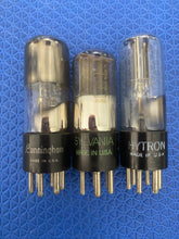 Load image into Gallery viewer, 3 US-Made 25Z5 Vacuum Tubes Valves Lot Of Three