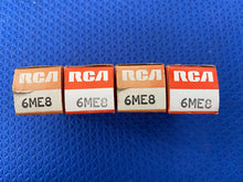 Load image into Gallery viewer, 4 RCA 6ME8 Vacuum Tubes Valves NOS NIB Lot Of Four