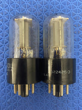 Load image into Gallery viewer, Matched Pair Tung-Sol 6SN7 6SN7GT Vacuum Tubes Valves NOS-Testing
