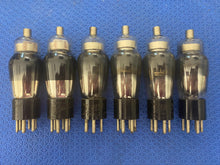 Load image into Gallery viewer, 6 Zenith Type / Number 58 #58 Vacuum Tubes Valves Engraved Stamped Base Lot Of Six