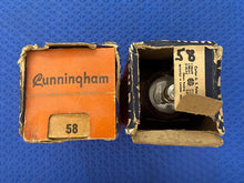 Load image into Gallery viewer, 2 US-Made Type / Number 58 #58 Vacuum Tubes Valves NOS NIB Lot Of Two