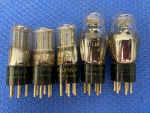Load image into Gallery viewer, 5 Sylvania 25Z5 Vacuum Tubes Valves NOS NIB Shoulder ST-Shape Lot Of Five