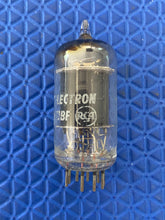 Load image into Gallery viewer, RCA 12AU7 12AU7A ECC82 Vacuum Tube NOS-Testing Black Plate Slant D Getter For Your Univalve Or Bottlehead