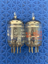 Load image into Gallery viewer, Matched Pair General Electric 5654 5654W 6AK5 6J1 6J2 Milspec Industrial Vacuum Tubes Valves NOS NIB