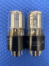 Load image into Gallery viewer, Matched Pair General Electric GE 12SL7 12SL7GT Vacuum Tubes Valves NOS NIB