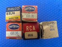 Load image into Gallery viewer, 5 US-Made 6BJ6 Vacuum Tubes Valves NOS NIB 1 Milspec Lot Of Five