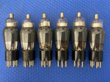 Load image into Gallery viewer, 6 Sylvania Type / Number 58 #58 Vacuum Tubes Valves Engraved Stamped Base Lot Of Six
