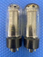 Load image into Gallery viewer, Matched Pair Westinghouse Reliatron 5U4 5U4GB Vacuum Tubes Copper Getter-Support Rods