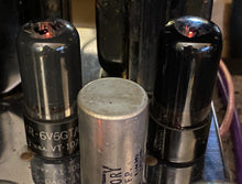 Load image into Gallery viewer, Matched Pair Ken-Rad JAN-CKR-6V6-GT VT107A 6V6 6V6GT Vacuum Tubes Valves Milspec Black Glass