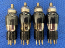 Load image into Gallery viewer, 4 Ken-Rad Number / Type 58 #58 Vacuum Tubes Valves Engraved Stamped Base Lot Of Four