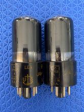 Load image into Gallery viewer, Matched Pair Raytheon JAN-CRP-6V6-GT VT107A 6V6 6V6GT Vacuum Tubes Valves Milspec Black Glass New-Testing