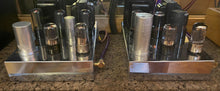 Load image into Gallery viewer, Matched Pair Sylvania 6SN7 6SN7GT Vacuum Tubes Black Ladder Plates
