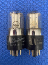 Load image into Gallery viewer, Matched Pair General Electric GE 12SL7 12SL7GT Vacuum Tubes Valves NOS NIB