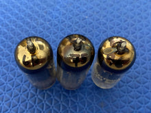 Load image into Gallery viewer, 3 RCA Black Plate 6CG7 6FQ7 Vacuum Tubes With Shields Lot Of Three