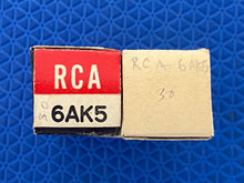 Load image into Gallery viewer, Matched Pair RCA 6AK5 EF95 Vacuum Tubes NOS NIB