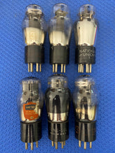 Load image into Gallery viewer, 6 US-Made Number Type 43 #43 Vacuum Tubes Valves Lot Of Six