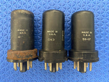 Load image into Gallery viewer, 3 RCA 12SC7 Vacuum Tubes Valves Lot Of Three
