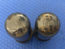 Load image into Gallery viewer, Matched Pair Hytron 6V6 6V6GT Vacuum Tubes Black Glass