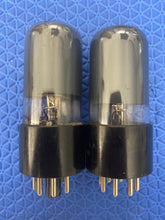 Load image into Gallery viewer, Matched Pair Hytron 6V6 6V6GT Vacuum Tubes Black Glass