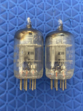 Load image into Gallery viewer, Matched Pair Raytheon 6AK5 JRP-6AK5 6096 6J1 6J2 Milspec Black Plate Vacuum Tubes Valves