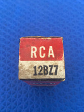Load image into Gallery viewer, RCA Black Plate 12BZ7 Vacuum Tube NOS NIB For Your Univalve Or Bottlehead