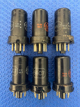 Load image into Gallery viewer, 6 General Electric GE 6AC7 Vacuum Tubes Lot Of Six