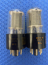 Load image into Gallery viewer, Matched Pair RCA 12SN7 12SN7GTB Vacuum Tubes Valves NOS-Testing