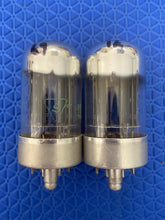 Load image into Gallery viewer, Matched Pair Sylvania 7N7 Vacuum Tubes Valves