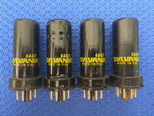 Load image into Gallery viewer, 4 Sylvania 6AG7 Vacuum Tubes Valves NOS NIB Lot Of Four