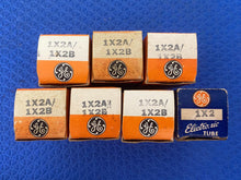Load image into Gallery viewer, 7 General Electric GE 1X2 1X2A 1X2B Vacuum Tubes Valves NOS NIB Lot Of Seven