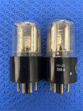 Load image into Gallery viewer, Matched Pair General Electric GE 12SL7 12SL7GT Vacuum Tubes NOS NIB