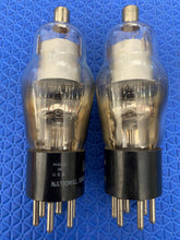 Load image into Gallery viewer, 2 National Union NU Number / Type 78 #78 Vacuum Tubes Valves Shoulder ST-Shape Lot Of Two