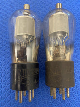 Load image into Gallery viewer, 2 Silvertone Number / Type 24 #24 224 #224 Vacuum Tubes Valves Globe Balloon Mesh Plate NOS-Testing Lot Of Two