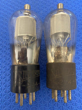 Load image into Gallery viewer, 2 Silvertone Number / Type 24 #24 224 #224 Vacuum Tubes Valves Globe Balloon Mesh Plate NOS-Testing Lot Of Two