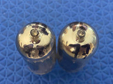 Load image into Gallery viewer, Matched Pair RCA 6CG7 / 6FQ7 Vacuum Tubes Valves With Shields And Anode Radiators NOS-Testing