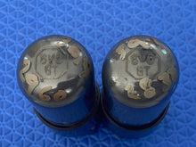 Load image into Gallery viewer, Matched Pair Motorola Hytron 6V6 6V6GT Vacuum Tubes Valves Gray Side And Top Glass NOS-Testing