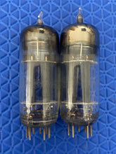 Load image into Gallery viewer, Matched Pair General Electric GE 12BH7 Vacuum Tubes 12AU7 Substitute For Tube Rolling NOS-Testing