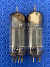 Load image into Gallery viewer, Matched Pair General Electric GE 12BH7 Vacuum Tubes 12AU7 Substitute For Tube Rolling NOS-Testing