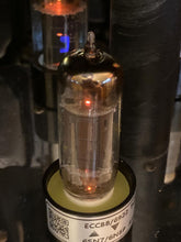 Load image into Gallery viewer, 3 Westinghouse Black Plate 6CG7 6FQ7 Vacuum Tubes Valves With Shields Lot Of Three