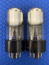 Load image into Gallery viewer, Matched Pair Sylvania 6K6 6K6GT Vacuum Tubes Valves Silver Tops