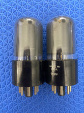Load image into Gallery viewer, Matched Pair RCA-Victor 6K6 6K6GT Vacuum Tubes