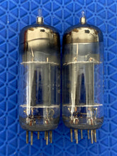Load image into Gallery viewer, Matched Pair General Electric GE 12BH7 12BH7A Vacuum Tubes Valves 12AU7 Substitute For Tube Rolling