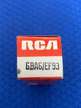 Load image into Gallery viewer, RCA 6BA6 Vacuum Tube Valve NOS NIB