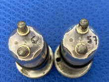 Load image into Gallery viewer, Matched Pair Ken-Rad 2C22 JANCKR2C22 7193 Vacuum Tubes Valves Milspec Black Plate NOS NIB