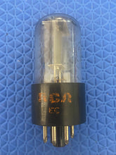 Load image into Gallery viewer, RCA 6X5 6X5GT Vacuum Tube Rectifier Black Plate