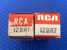 Load image into Gallery viewer, 2 RCA 12BR7 Vacuum Tubes Valves NOS NIB Lot Of Two