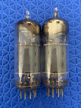 Load image into Gallery viewer, Matched Pair General Electric GE 12BH7 Vacuum Tubes 12AU7 Substitute For Tube Rolling NOS-Testing
