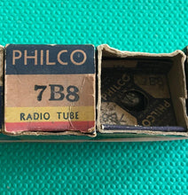 Load image into Gallery viewer, Philco 7B8 Vacuum Tube Valve NOS NIB