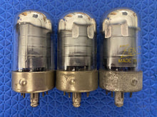Load image into Gallery viewer, Matched Trio Sylvania 7A7 Vacuum Tubes Valves Lot Of Three